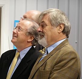 Mike Kurth with Elfan Ap Rees (Museum Chairman of Trustees)